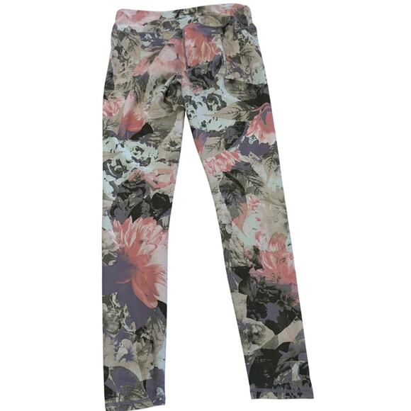 Fabletics Leggings Womens Small Pink Secret Garden‎ Floral Define PowerHold - Picture 4 of 8